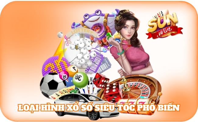 Loại hình phổ biến trong xổ số siêu tốc là gì